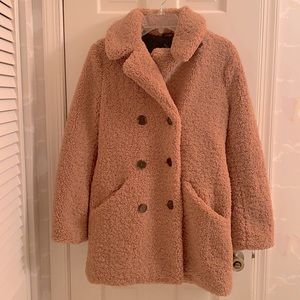 Topshop Teddy Bear Coat NWT Sz 2